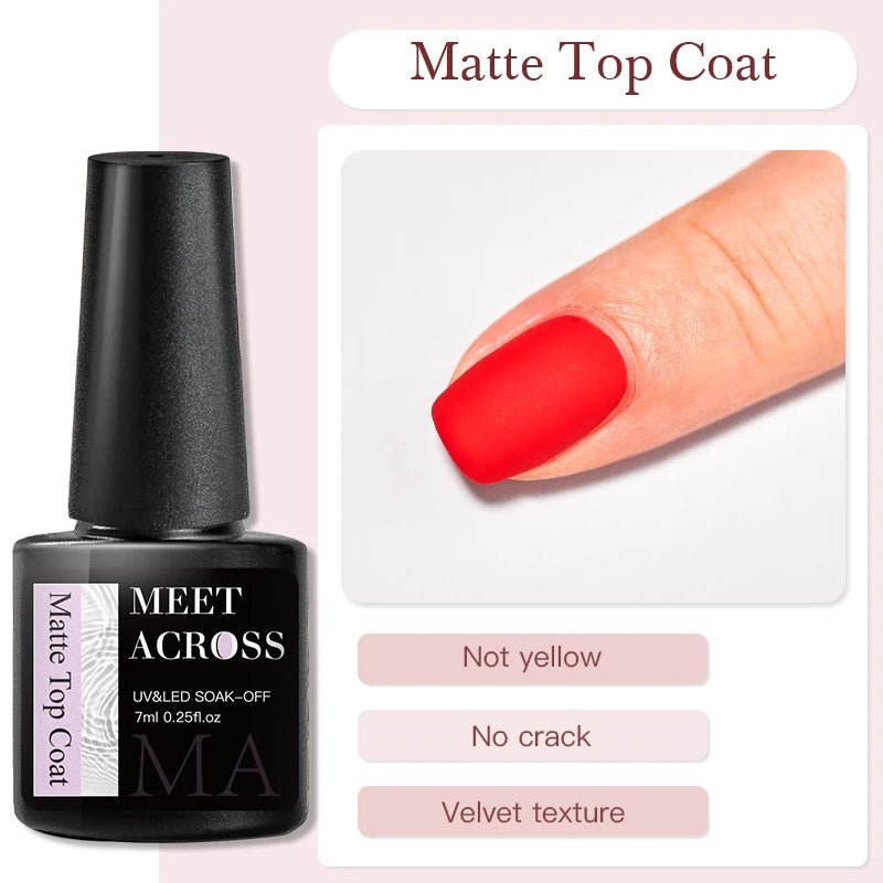 MEET ACROSS 5ml Pink Dried Flower Gel Nail Polish Natural Flower Fairy Nail Art Gel Soak Off UV LED Painting Varnishes For Nails - Paola Center