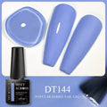 MEET ACROSS 5ml Pink Dried Flower Gel Nail Polish Natural Flower Fairy Nail Art Gel Soak Off UV LED Painting Varnishes For Nails - Paola Center