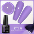 MEET ACROSS 5ml Pink Dried Flower Gel Nail Polish Natural Flower Fairy Nail Art Gel Soak Off UV LED Painting Varnishes For Nails - Paola Center