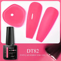 MEET ACROSS 5ml Pink Dried Flower Gel Nail Polish Natural Flower Fairy Nail Art Gel Soak Off UV LED Painting Varnishes For Nails - Paola Center