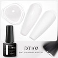 MEET ACROSS 5ml Pink Dried Flower Gel Nail Polish Natural Flower Fairy Nail Art Gel Soak Off UV LED Painting Varnishes For Nails - Paola Center