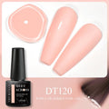 MEET ACROSS 5ml Pink Dried Flower Gel Nail Polish Natural Flower Fairy Nail Art Gel Soak Off UV LED Painting Varnishes For Nails - Paola Center