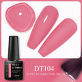 MEET ACROSS 5ml Pink Dried Flower Gel Nail Polish Natural Flower Fairy Nail Art Gel Soak Off UV LED Painting Varnishes For Nails - Paola Center