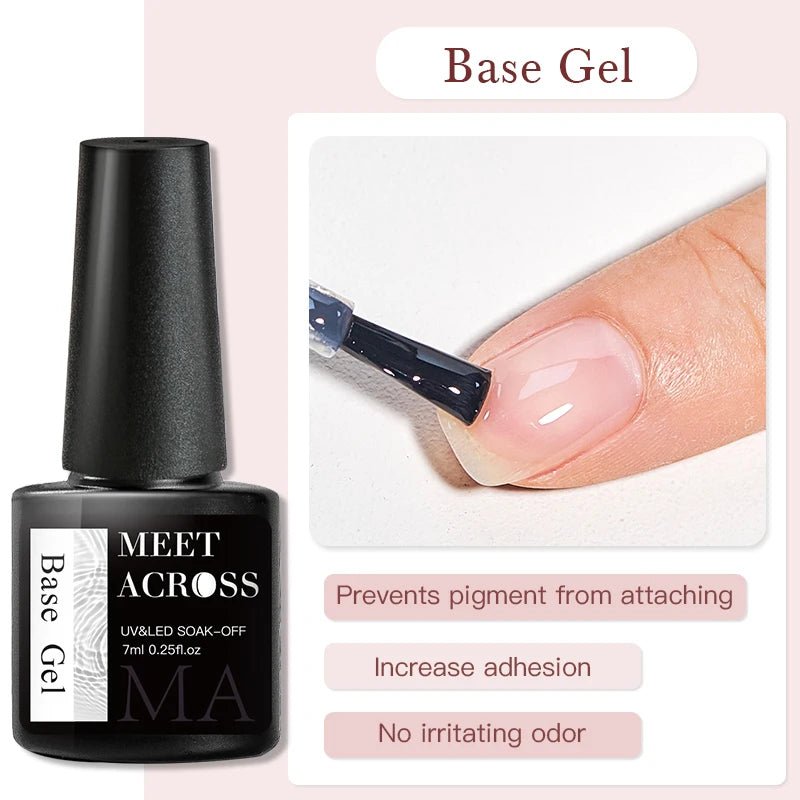 MEET ACROSS 5ml Pink Dried Flower Gel Nail Polish Natural Flower Fairy Nail Art Gel Soak Off UV LED Painting Varnishes For Nails - Paola Center