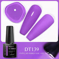 MEET ACROSS 5ml Pink Dried Flower Gel Nail Polish Natural Flower Fairy Nail Art Gel Soak Off UV LED Painting Varnishes For Nails - Paola Center