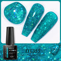 MEET ACROSS 5ml Pink Dried Flower Gel Nail Polish Natural Flower Fairy Nail Art Gel Soak Off UV LED Painting Varnishes For Nails - Paola Center