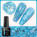 MEET ACROSS 5ml Pink Dried Flower Gel Nail Polish Natural Flower Fairy Nail Art Gel Soak Off UV LED Painting Varnishes For Nails - Paola Center