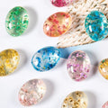 MEET ACROSS 6Pcs//Set Dried Flower Gel Nail Polish Natural Flower Fairy Gel Nail Art Painting Varnishes Summer Varnish For Nail - Paola Center