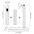 Paola Center Nail Art UV LED Light with adjustable stand and four replacement caps in white