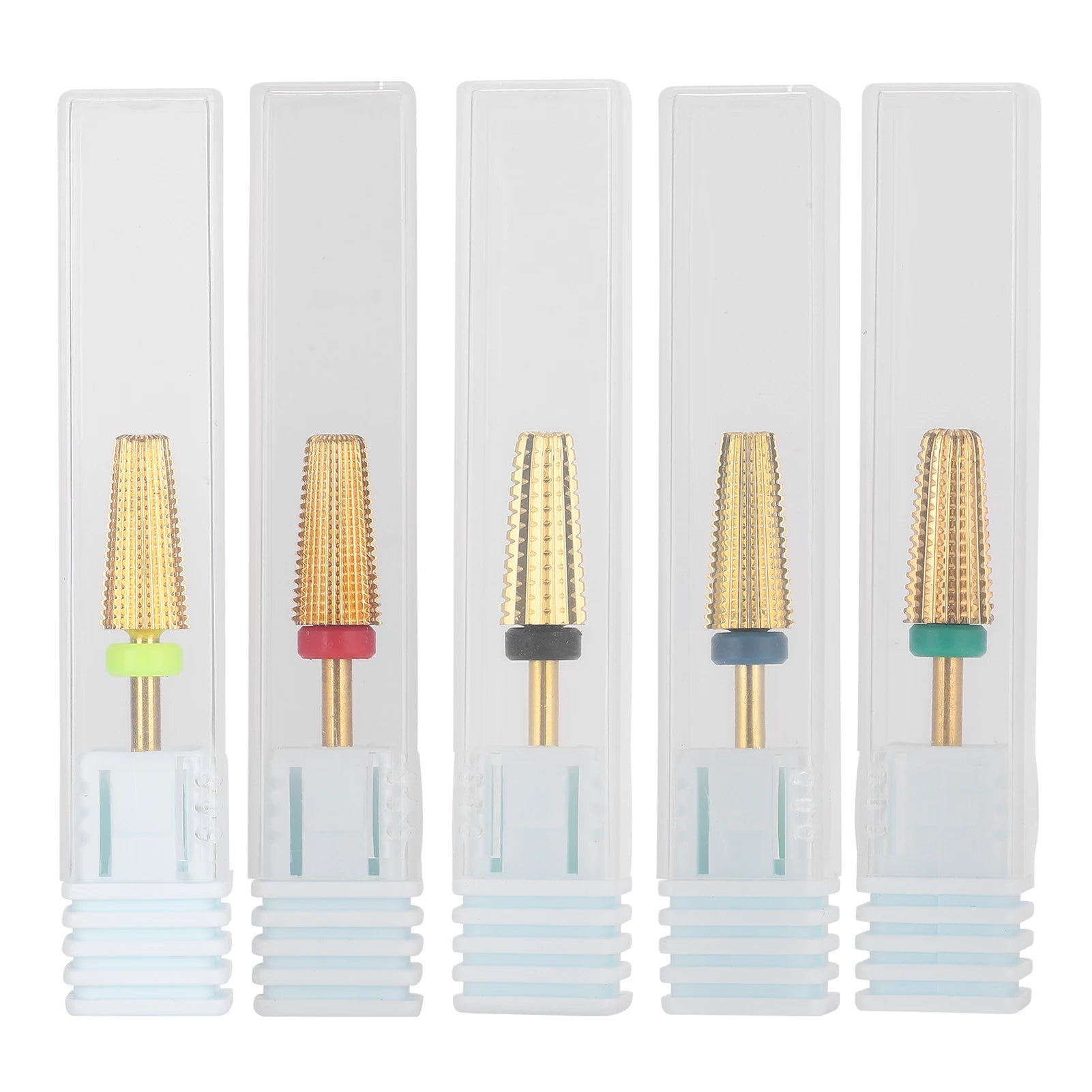 Nail Drill Bits 5 in 1 Nail Polishing Grinding Sanding Heads Nail Polisher Accessory Nail Polisher Accessory Nail Polishing Head - Paola Center