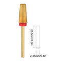 Nail Drill Bits 5 in 1 Nail Polishing Grinding Sanding Heads Nail Polisher Accessory Nail Polisher Accessory Nail Polishing Head - Paola Center