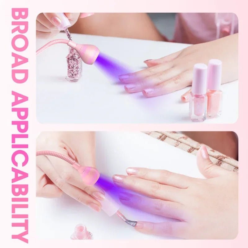 Nail Dryer Light UV Nail lamp 395nm Wavelength Clip - on Desk Mini USB For Gel Nails ongle Manicure Salon Tools - Paola Center