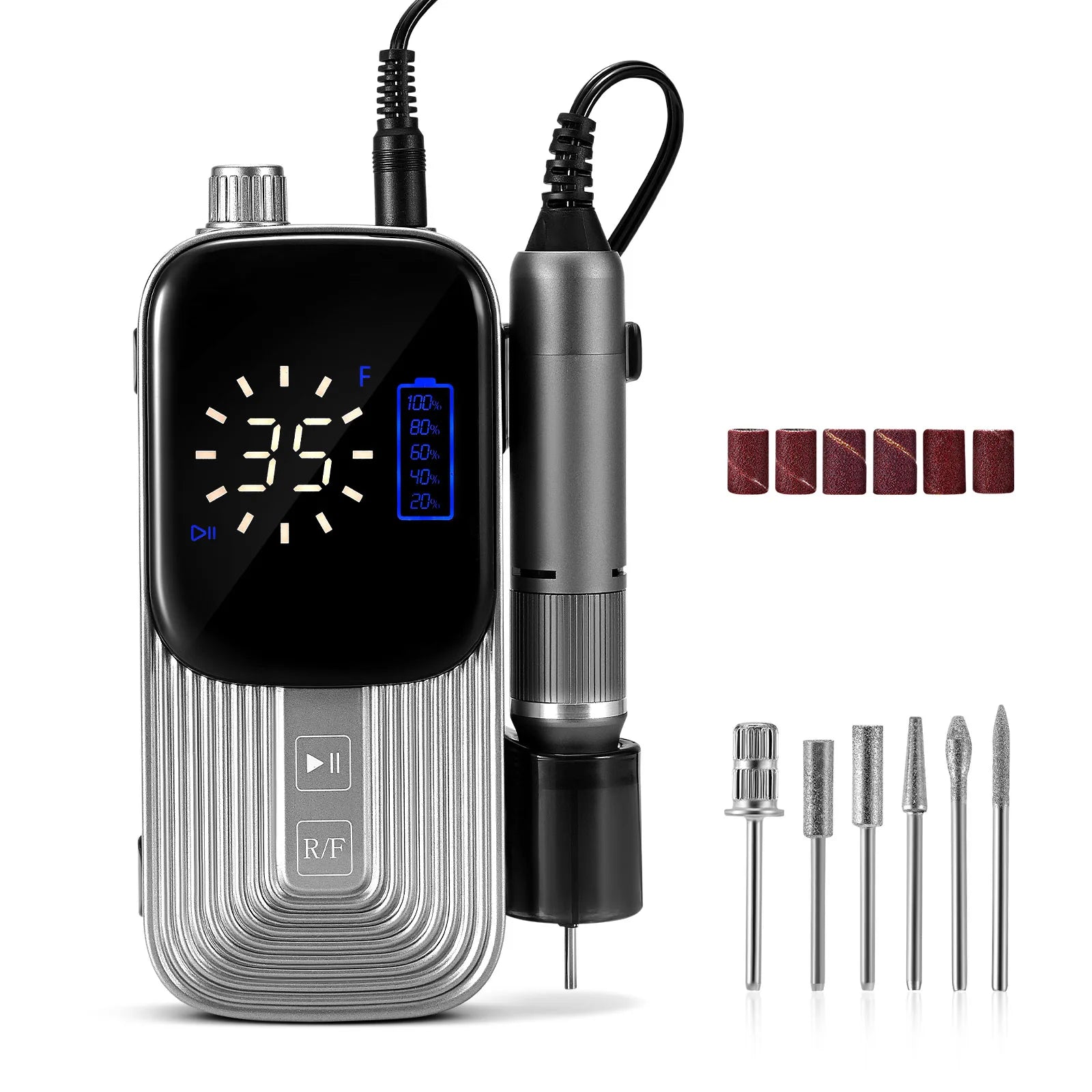 Portable Electric Nail Drill Display Nail Grinder For Acrylic Gel Polish Nail Art Tools - Paola Center