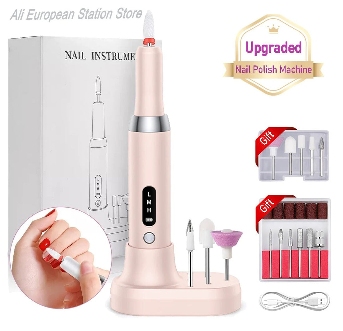 Professional Electric Nail Drill Machine for Manicure & Pedicure – Nail Grinder, Polisher & Cuticle Remover – Home & Salon Use - Paola Center