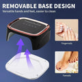 Paola Center fast drying Nail UV LED Light with removable base for easy cleaning and versatile use on fingernails and toenails