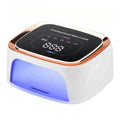 Paola Center fast drying Nail UV LED Light with digital display and white rose gold design