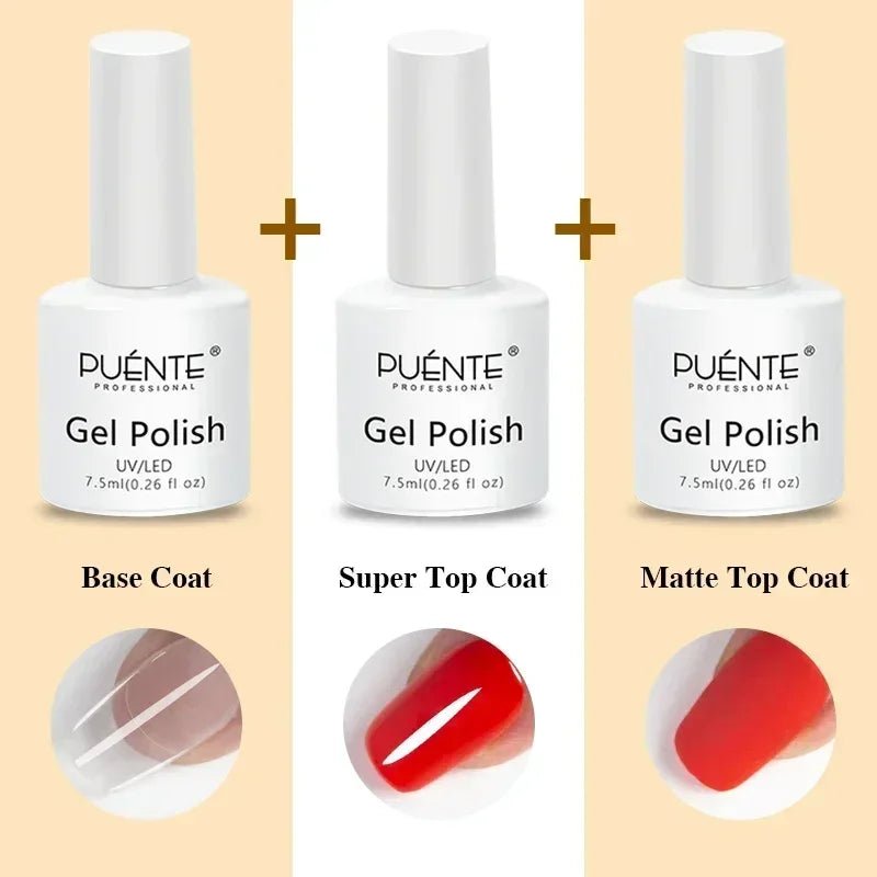 PUENTE 6Pcs Aurora Shell Thread Cat Magnetic Gel Polish Set With Magnet Glitter Pearl Cat Eye Gel Soak Off Nail Art Varnish Kit - Paola Center