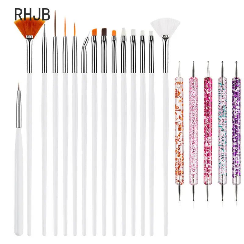 RHJB New Nails Things Brushes for Manicure Set Nails Art Accessories Tools Kits Nail Supplies for Professionals Manicure Set - Paola Center