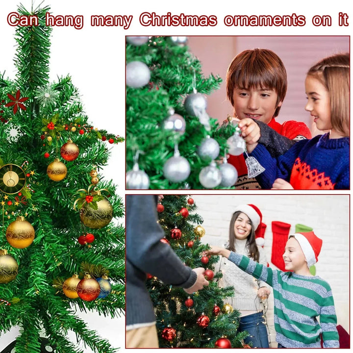 Small Artificial Christmas Tree for Home Office Desktop Xmas Party Decoration 0.6m High pequeño árbol de navidad 2024 - Verschic Paris