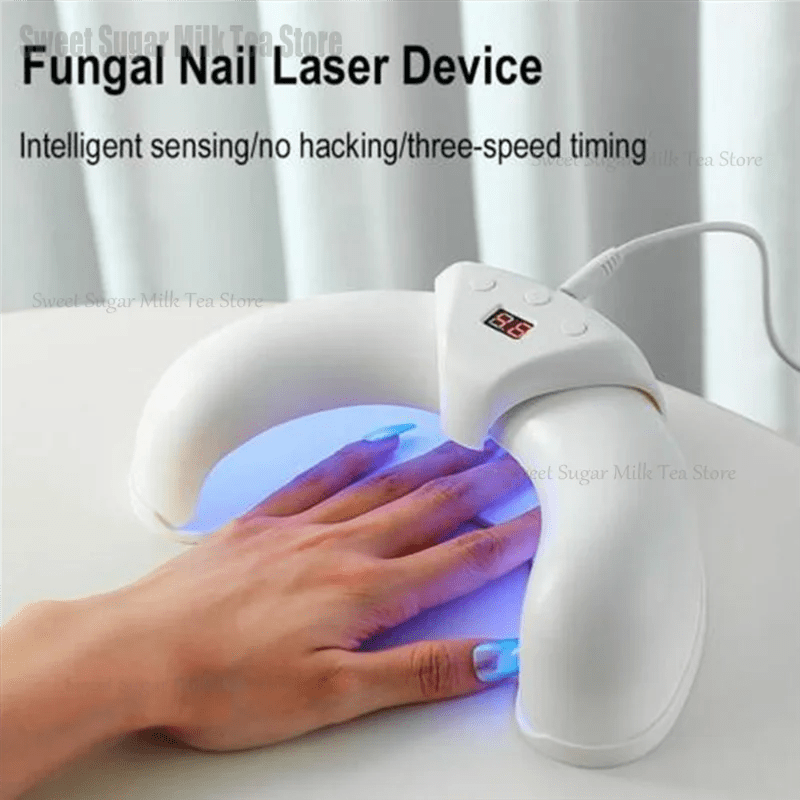 Smart Quick - Dry Crescent Nail Lamp: Anti - Darkening Dual Light, Sensor - Enabled U - Shape Design for Gel Nails - Paola Center