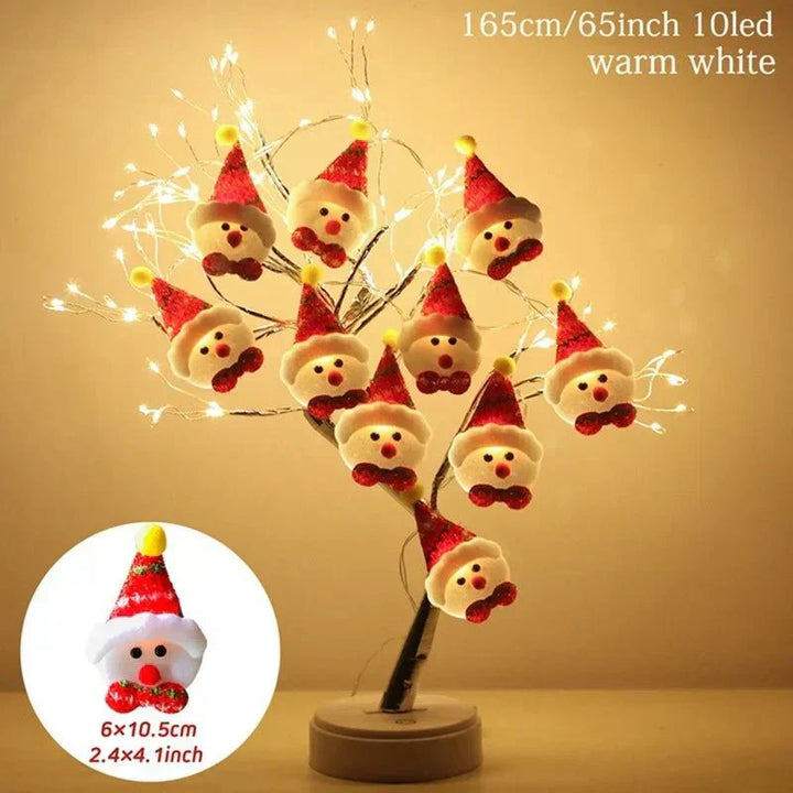 Snowman Christmas LED Garland String Light Merry Christmas Decorations For Home 2024 Cristmas Tree Ornament Xmas Navidad Gifts - Verschic Paris