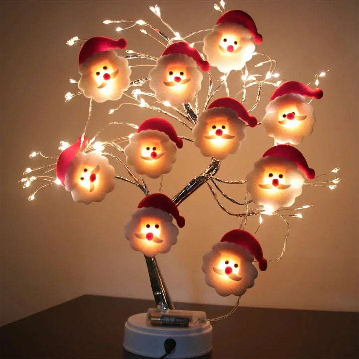 Snowman Christmas LED Garland String Light Merry Christmas Decorations For Home 2024 Cristmas Tree Ornament Xmas Navidad Gifts - Verschic Paris