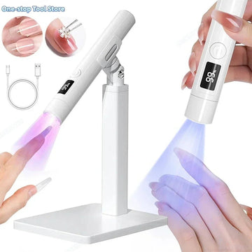 UV LED Nail Lamp Mini Portable Nail Dryer Stand Lamp UV Nails Drying Lamp for Manicure Professional Ultraviolet Nail UV Light - Paola Center