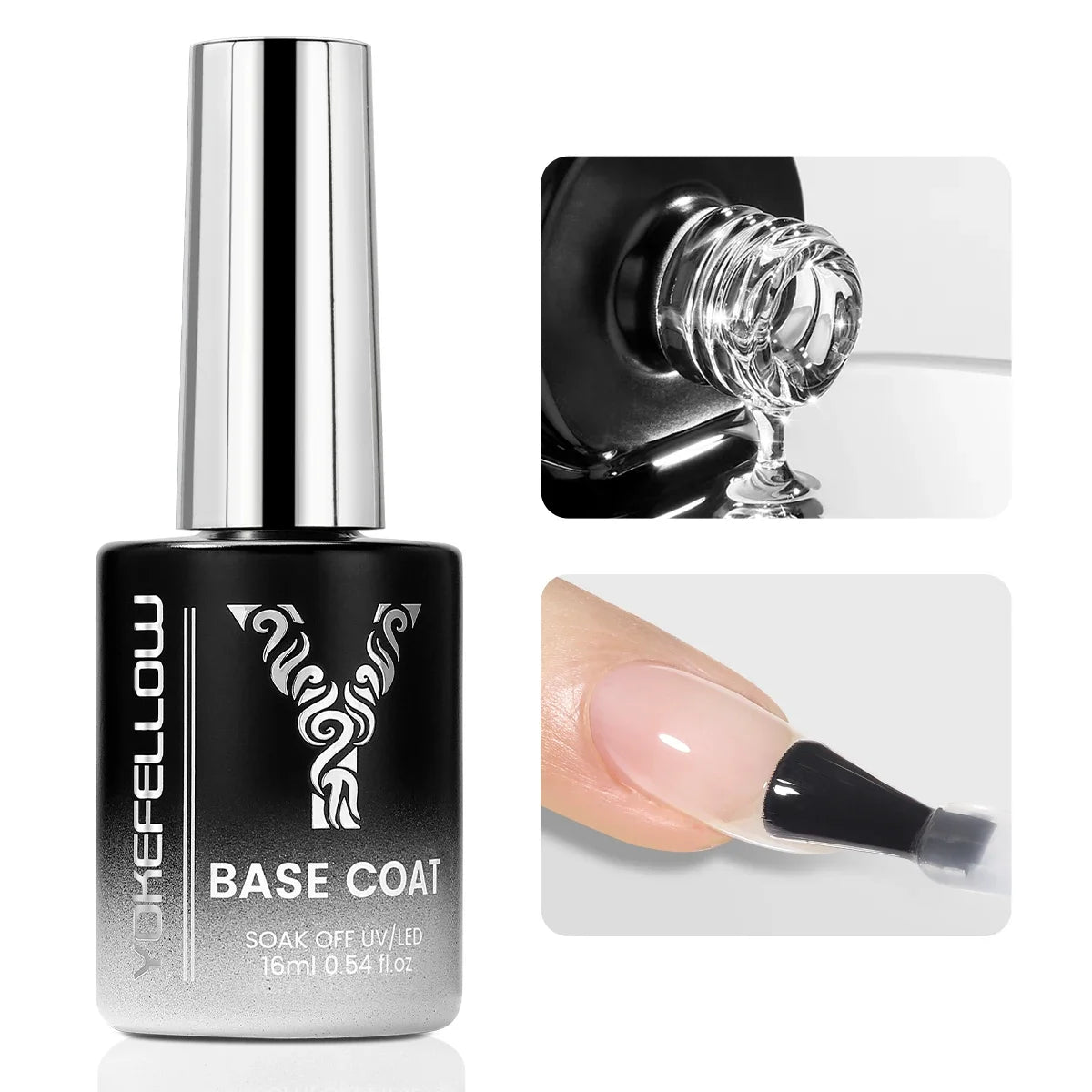 Luxury nails base coat by Paola Center for Hailey Bieber nails and nail art supplies