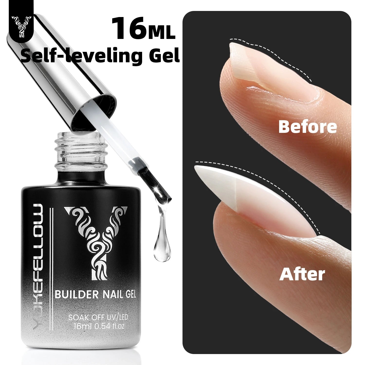 16ML Builder Nail Gel from Paola Center for luxury nails, inspired by Hailey Bieber nails, perfect for nail art supplies